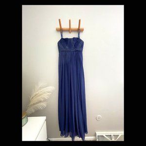 BCBG Navy Long Dress